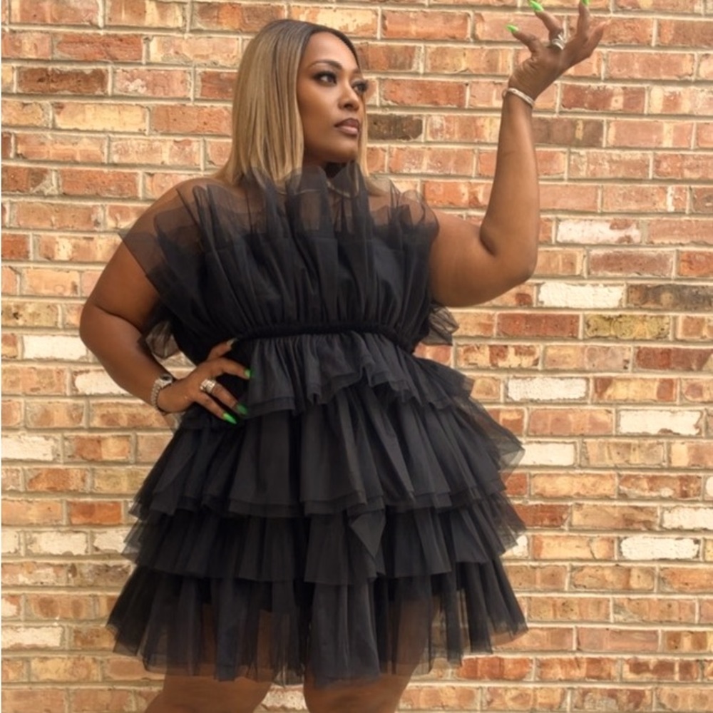 Black Tulle Dress